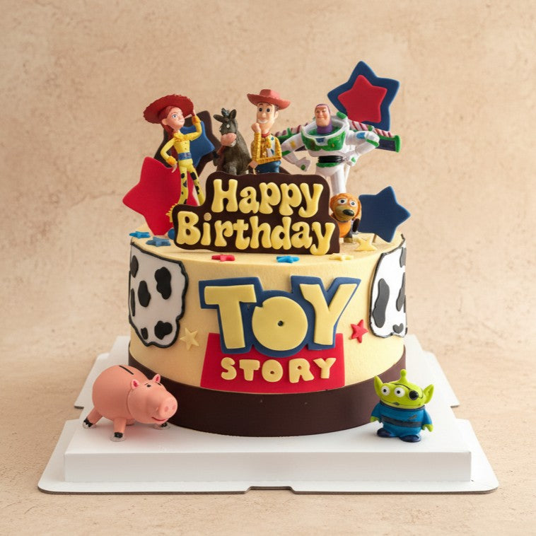 Toy Story Birthday Cake with Woody, Buzz & Friends | Kids Party Cake