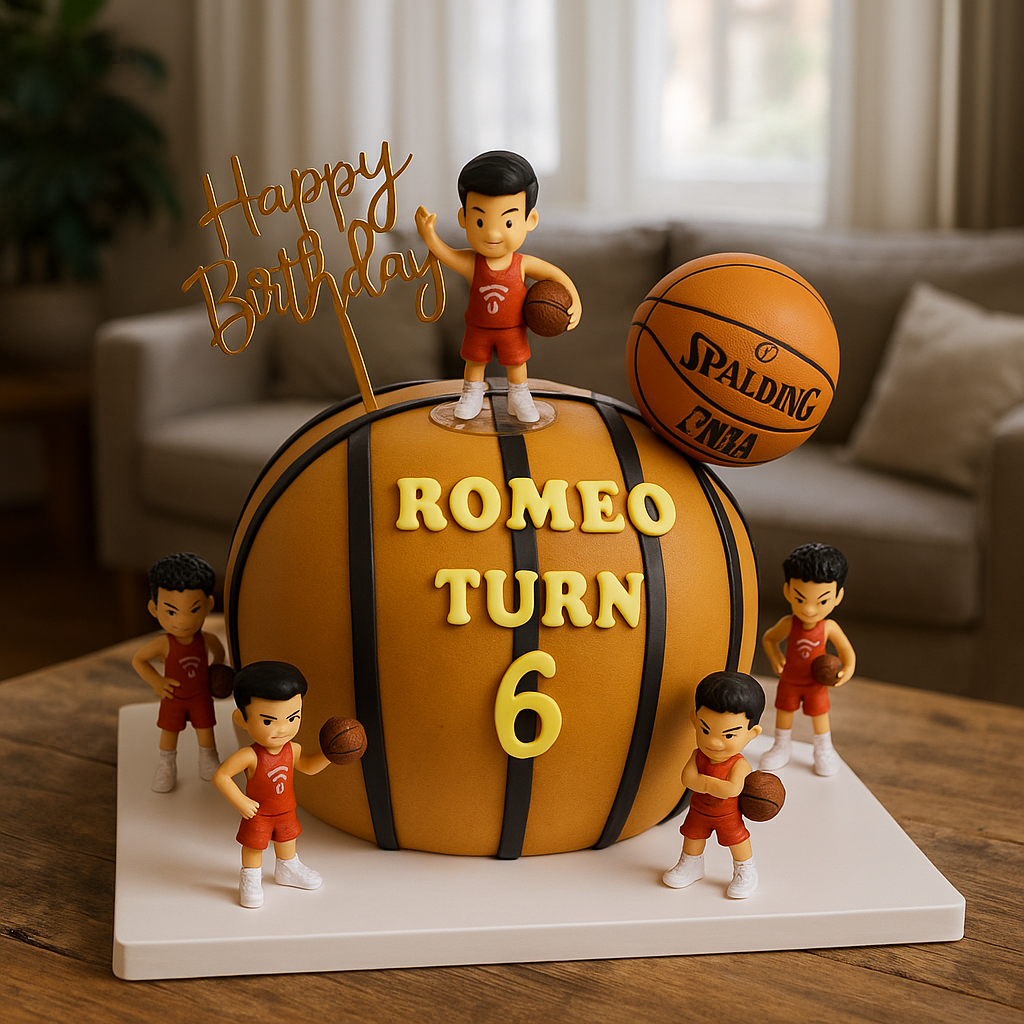 Basketball Cake — Game Day Celebration | Pastry by Good Day Bakery Singapore (1pc)