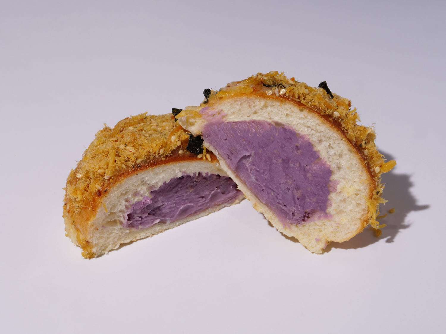 Taro Pork Floss Seaweed Bun