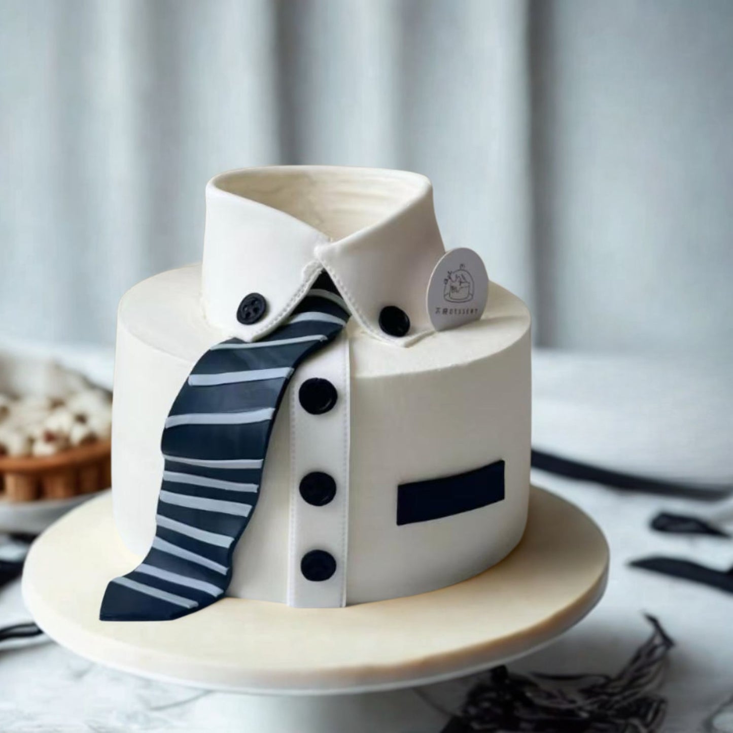 Dapper Shirt & Tie Cake – A Toast to the Gentlemen | Pastry by Good Day Bakery Singapore (1pc)