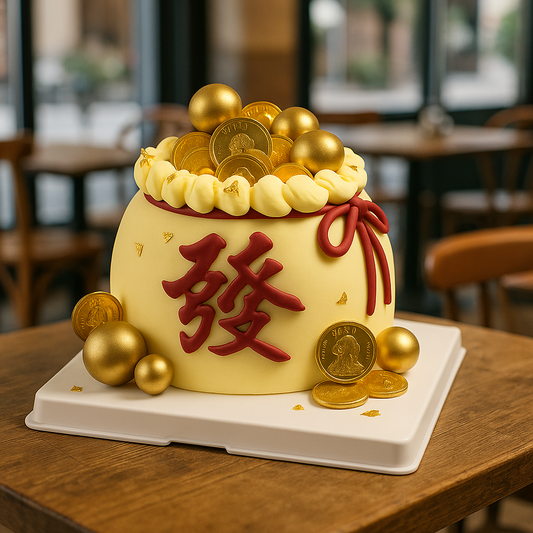 Lucky Money Bag Cakes: Prosperity for Your Celebration