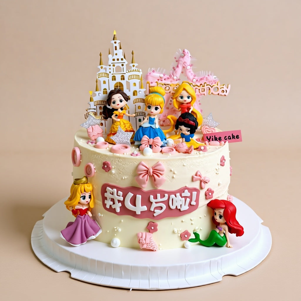 Princess Castle Birthday Cake – Fairytale Tower Cake with Magic & Sparkle | Pastry by Good Day Bakery Singapore (1pc)