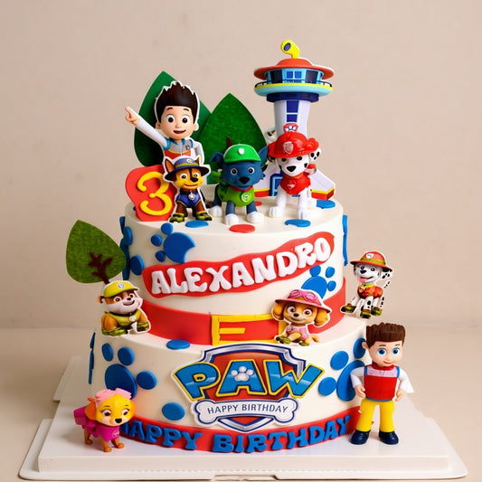 Captain Doggo - Superhero Pawty Custom Birthday Cake | Pastry by Good Day Bakery Singapore (1pc)