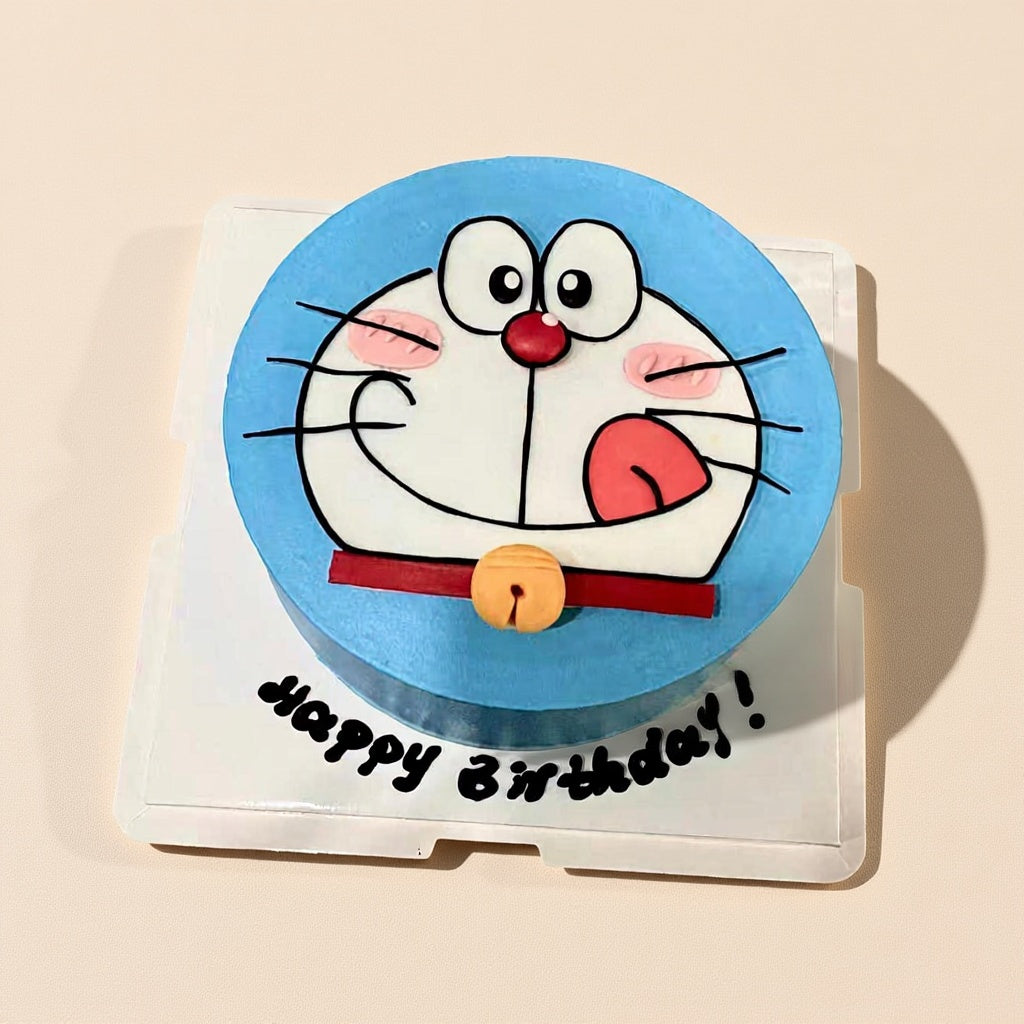 Doraemon – Dreamy Blue Robot Cat Celebration Cake | Pastry by Good Day Bakery Singapore (1pc)