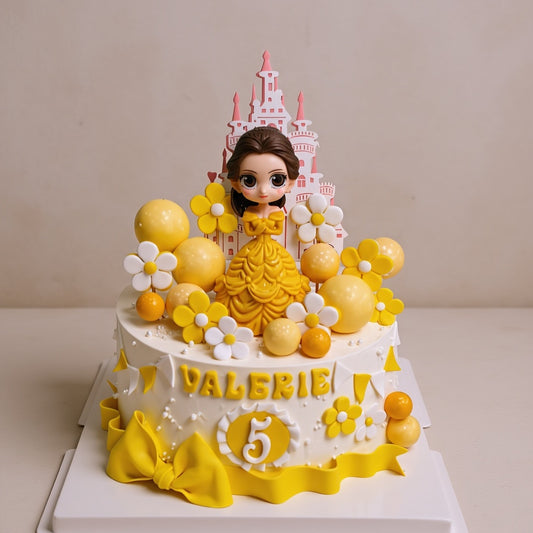 Belle Princess Birthday Cake | by Good Day Bakery Sg