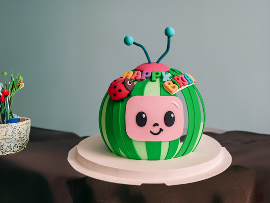 Ladybug Buggy – Happy Birthday Cake | Pastry by Good Day Bakery Singapore (1pc)
