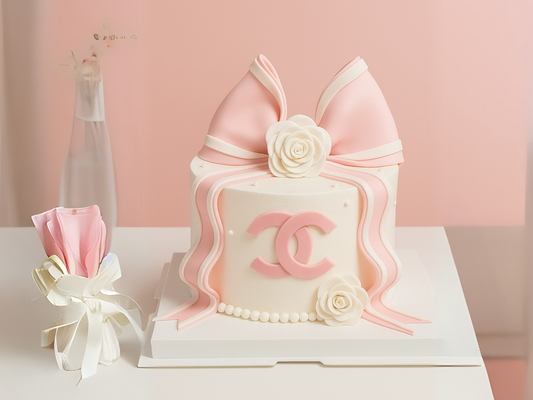 Paris Bow – Luxe Fashion Cake | Pastry by Good Day Bakery Singapore (1pc)
