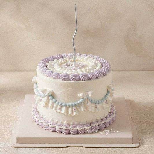 Pastel Ribbon Garland Lavender Vintage Cake Singapore