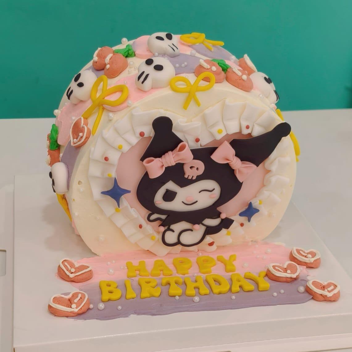 Personalised celebration cake by Good Day Bakery Singapore, created as an example of our custom cake designs.