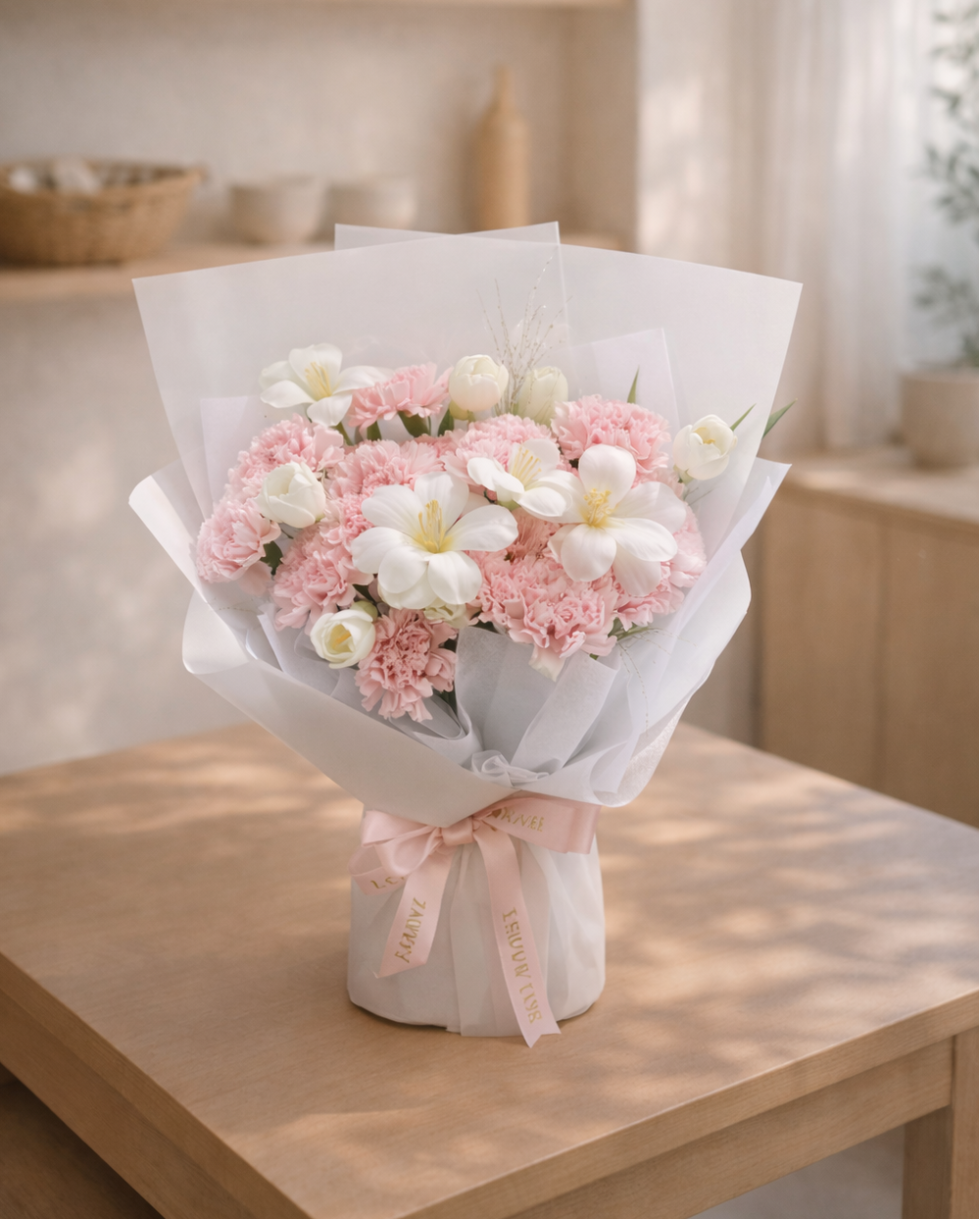 Pink and White Charm | GOOD DAY
