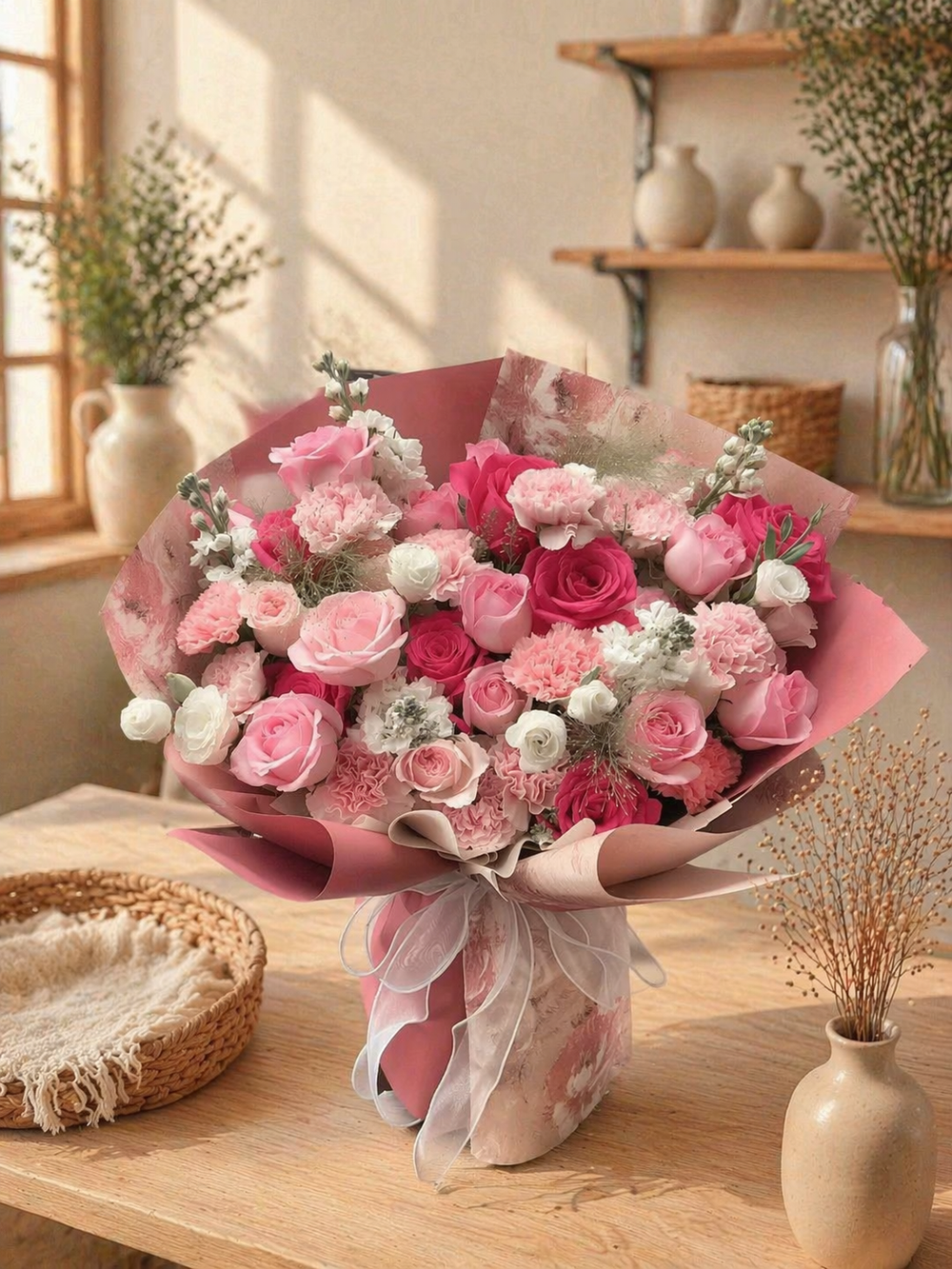 Rosy Celebration - 33 Roses + Filler Flowers | GOOD DAY