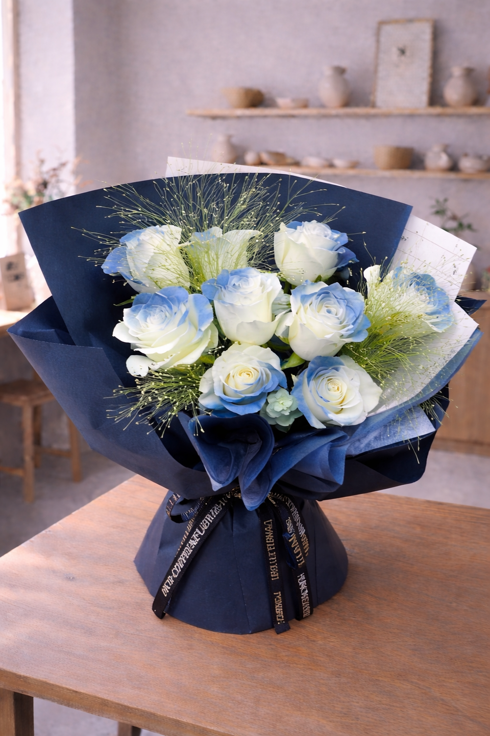Blue Serenity - 9 Roses | GOOD DAY