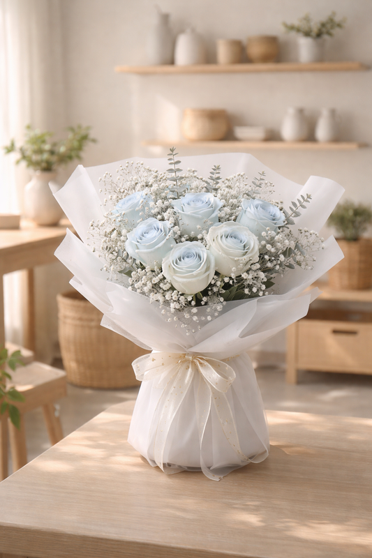 Cloud Blue - 9 Roses | GOOD DAY