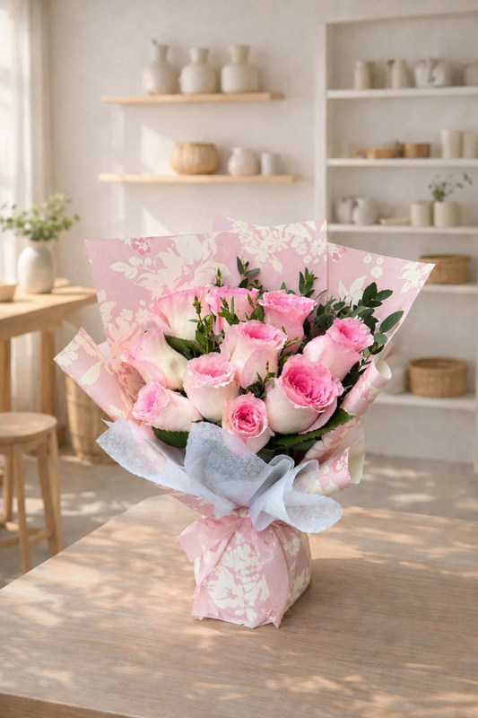 Pink Radiance - 9 Roses | GOOD DAY